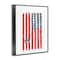 Stupell Industries American Flag Birds on Wall Political Statement Framed Giclee Art